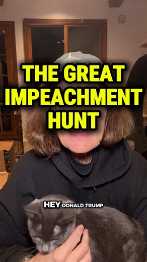 Hey Donald Trump, it’s just me, Paula Poundstone. When my kids played hide-and-seek, they weren’t very good at it. They’d hide and then immediately tell us where they were. That story came to mind after hearing you say people would “find a reason” to impeach you. As though it’s difficult. As though it requires searching. This is satire and political commentary. Watch to the end. | PAULA POUNDSTONE