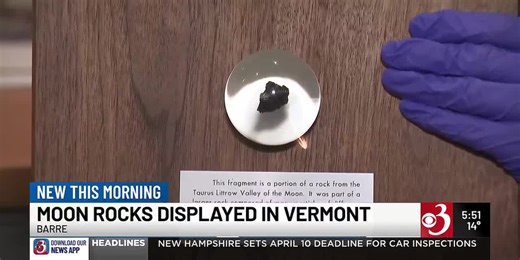 Moon rocks found in Vermont