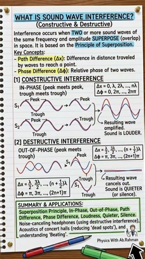 Physics Last Day Revision 🔥 One Page = Full Chapter! #physics #education #physicsonline #physicshelp