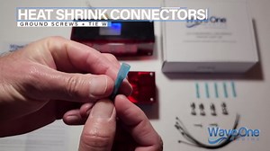 Wave One Marine LED Boat Trailer Light Set, Waterproof Submersible Bright, Low Profile Rectangular, Tinned Wire Brake Tail Lights 12V Sealed Turn Signal Kit (2PCS)