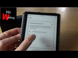How to Connect a Bluetooth Speaker to your Kindle E Reader - Beginners guide