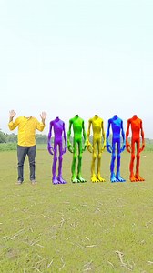Purple, green, yellow, blue, red Alien head matching funny vfx magic video #funny #magic #vfx #shorts #vfxmantu | Vfx Mantu Barman