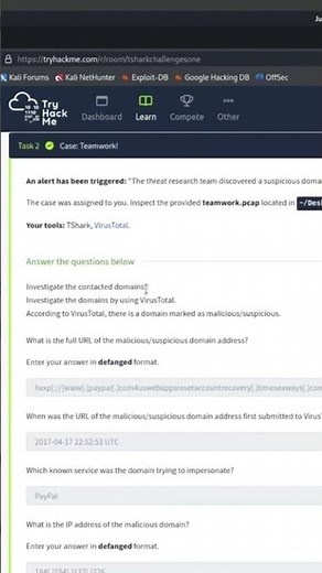 Tryhackme Tshark Challenge 1: Teamwork walkthrough#tshark #tryhackmewalkthrough #ctf #tryhackme