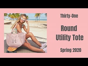How to organize your Round Utility Tote from Thirty-One !