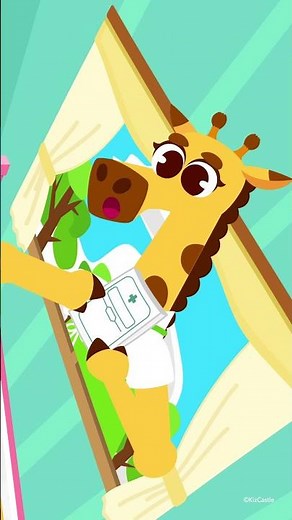 🤧 Juny se Siente Mal y Jirafa Vino de Visita 🦒 #JunyTony #shorts