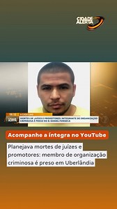 Planejava mortes de juízes e promotores: membro de organização criminosa é preso em Uberlândia ➡️ Confira a reportagem completa no YouTube. Saiba mais pelo link na bio. #tvparanaiba #recordtv | TV Paranaíba Record