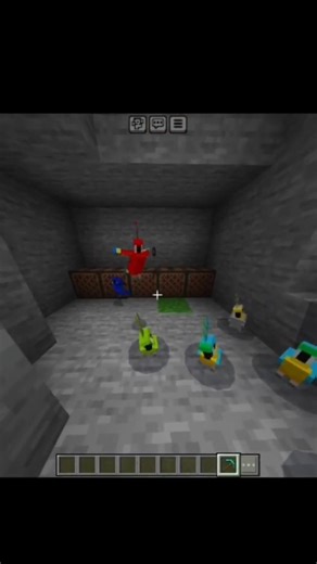 Minecraft Funny Parrot #shorts #minecraft #gaming