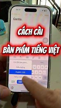 Cách cài đặt bàn phím để gõ dấu tiếng việt. iphone mới không gõ được tiếng việt thì phải làm sao?