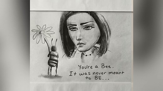 Bee movie looking kinda different... #funny #react #meme