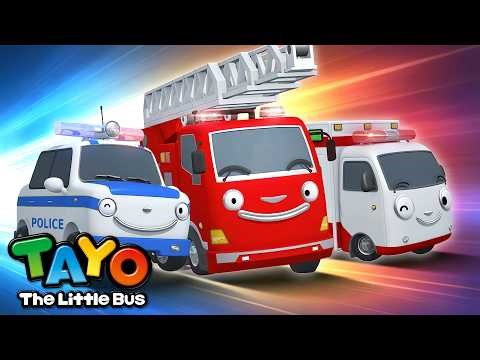 Mobil Pemberani | Kendaraan Penyelamat yang Berani | Alat Berat | Lagu anak | Tayo Bahasa Indonesia