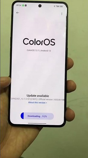 New Update ColorOS 13.1(EX01) | Important Update Oppo Device #shorts
