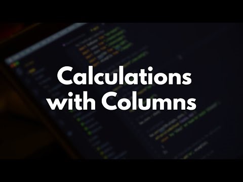 SQL Learning Path - Calculations with Columns