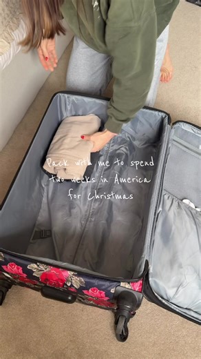 Do you think I packed enough sweaters?✈️🎅🏼 #homeforchristmas #packing #travel