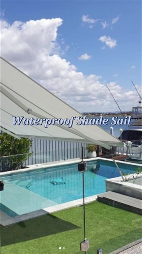 Waterproof Shade Sail 160GSM Rectangle Triangle Custom Size UV Block for Patio Garden Pool