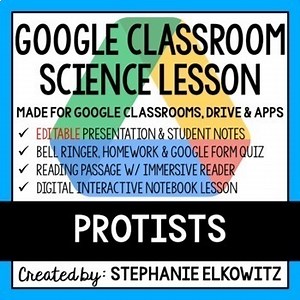 Protists (Paramecium) Google Classroom Lesson
