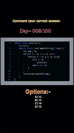 Loop question || Coding challenge || Day- 008/100