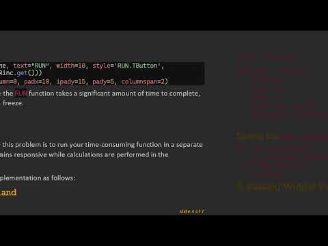 How to Fix Tkinter GUI Freezing During Long Calculations