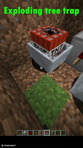 Jak stworzyć eksplodujące drzewo w Minecraft! #shorts #minecraft #minecraftshorts #minecraftbuilding