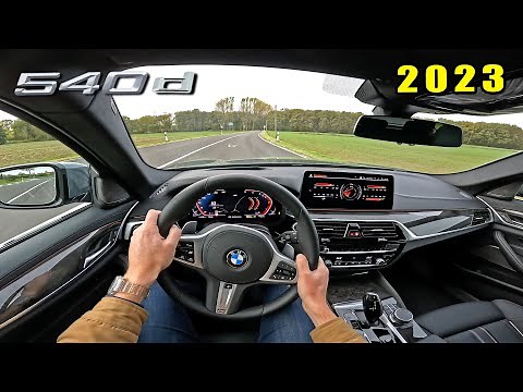 2023 BMW 5 Series 540d xDrive M-Sport POV Test Drive