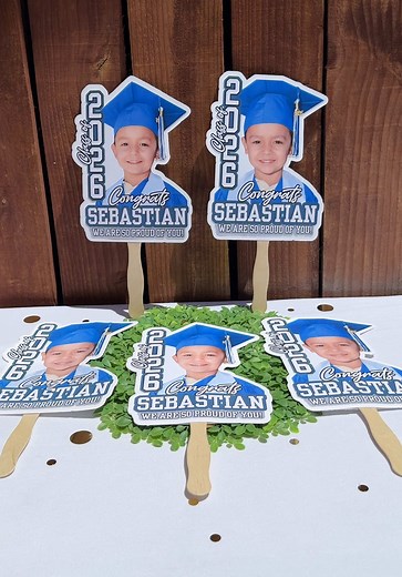 Kindergarten Graduation Fans DIY Ideas for Kinder Promotion