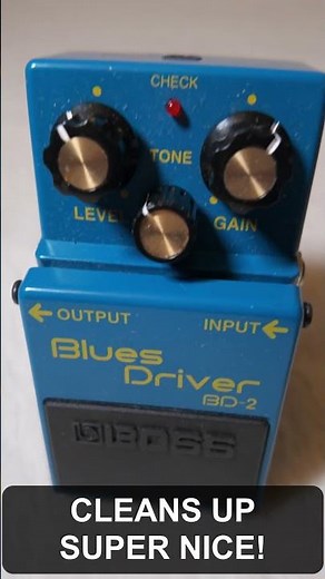 The Boss Blues Driver Overdrive Pedal #Boss #overdrive #overdrivepedal #guitarpedal #bluesdriver