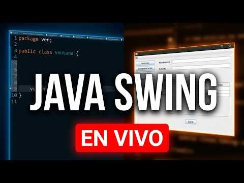 ¡Deja de pelear con el Código! Java Swing Fácil en VIVO