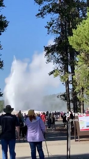 Exploring Old Faithful Geyser in Yellowstone National Park