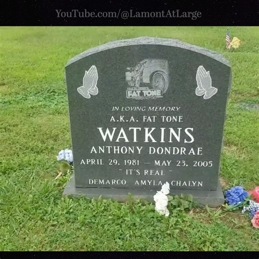 The Grave of Rapper Fat Tone #rapper #death #crime #truecrime #cemetery #graveyard #music #cemeteries #MurderCase #Missouri | Lamont At Large