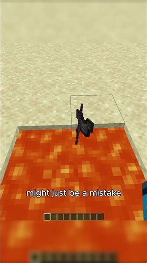 The only Netherite item that burns in lava?