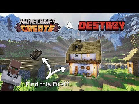 Create & Destroy || Getting started in survival!