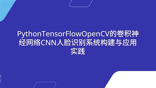 Python TensorFlow OpenCV的卷积神经网络CNN人脸识别系统构建