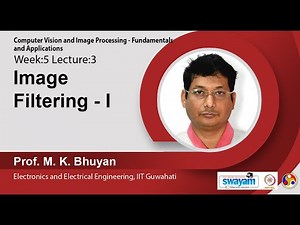 Lec 16 : Image Filtering-I