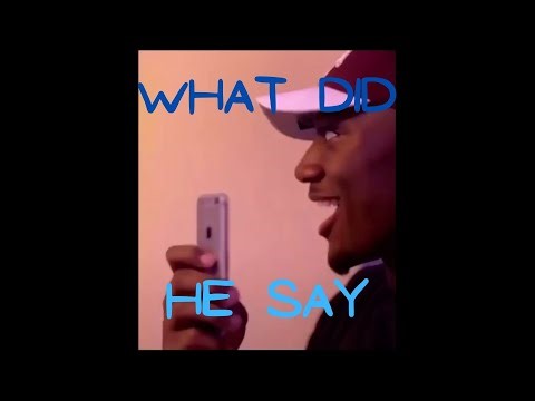 What did he say sound effect