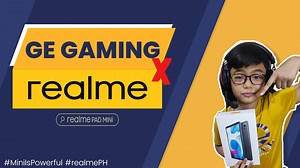 Check out my newest gaming device! Ever wonder what it’s like to play with a gadget and not ever worry about its battery from draining so fast?🤔 Samahan niyo ko mag-unbox at maglaro ng aking favorite games gamit ang realme Pad Mini 🎮 With its 6400mAh Mega Battery and 18W Quick Charge, mas maraming oras na ko makakapaglaro with my gamer friends. Grab it today for only ₱9,990 starting April 4 - April 8, 2022, and buy it exclusively on Lazada: https://bit.ly/PadMini-GeGaming #MiniIsPowerful #real