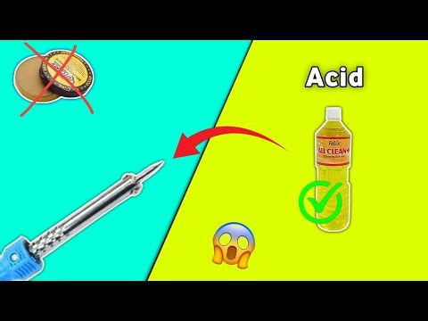 Make Your Own Soldering Flux at Home 😱 | Toilet Cleaner Acid DIY