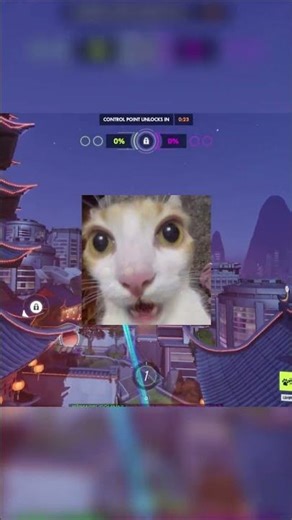 she turned into jetpack cat with a voicechanger #overwatch #gaming overwatch new heroes