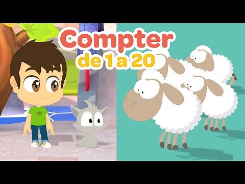 Apprends à compter de 1 jusqu'à 20 en français | Apprendre les nombres avec Zakaria et Ziko