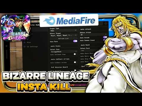 [QOL 🎉] Bizarre Lineage SCRIPT - INSTA KILL - GODMODE - AUTO RAID - AUTO ARROW - MORE! ✅