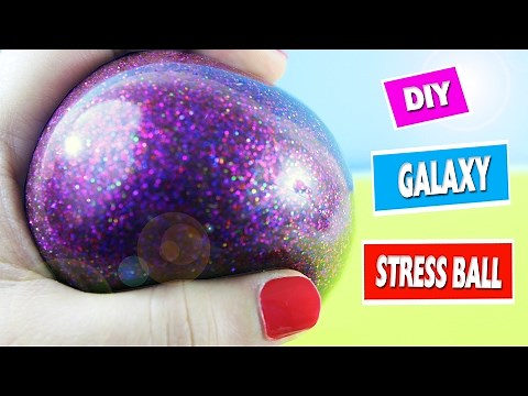 🔮 How to Make Galaxy Squishy Stress Ball - simplekidscrafts