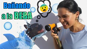 BAÑANDO A LA BEBA Y VISTIENDOLA DE TIBURON | TV Ana Emilia La beba se viste de tiburón y la bañamos muy divertida | TV Ana Emilia