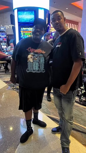 Bumped into my nephew @yaamava @therealmikeepps shooting his Netflix special that you will not won't to miss be on the look out for it. | Stacey Comedian