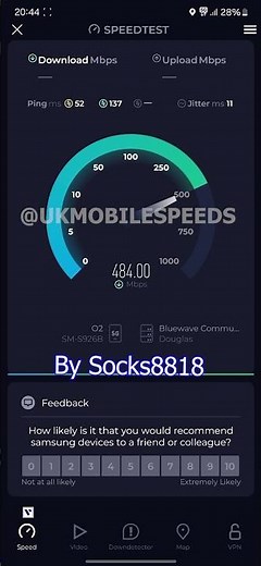 O2 5G SA Speeds Watt Street Glasgow #telecom #standalone #5gnetwork