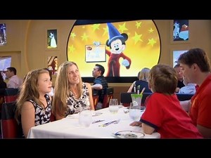 Disney Fantasy restaurants tour with Animation Magic show on Disney Cruise Line