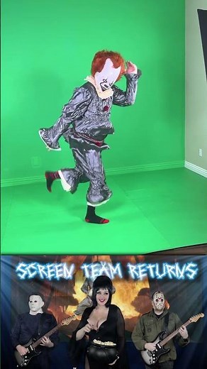 Look BTS of Chad dancing as Pennywise in our Horror Pop Punk Parody! #pennywise #dancing