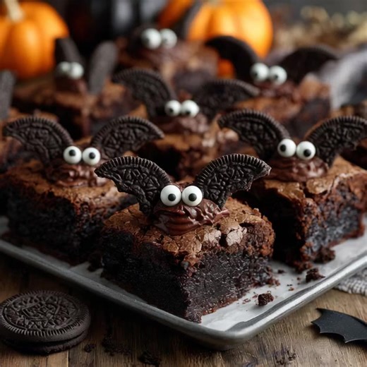 2.1K views | Halloween Bat Brownies Ingredients Brownies 1 box of...