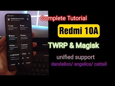 How To Root Redmi 10A Using Custom Recovery COMPETE Tutorial