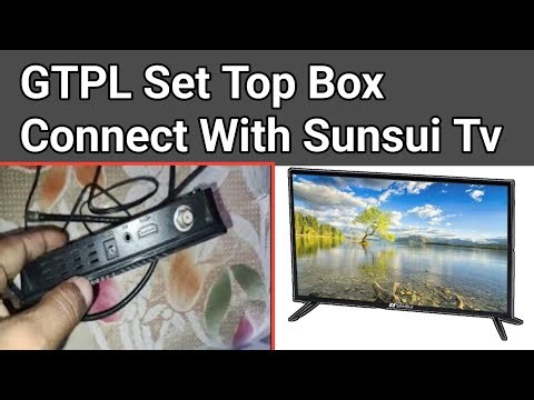 How To Connect GTPL Set Top Box With Sansui Tv // GTPL Set Top Box Connection