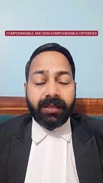 compoundable and non compoundable offences #viral #trending #legal #law #advocates