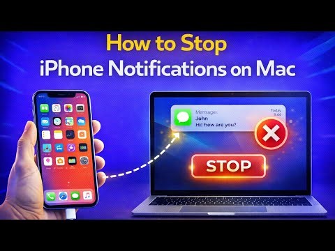 How to Stop iPhone Notifications on Mac (Disable Mirroring)