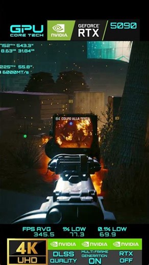 Cyberpunk 2077 | RTX 5090 32GB (4K UHD Max settings RTX OFF / MFG ON / DLSS Quality)